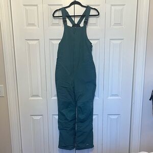 Lands' End Teal Bib Overalls Children’s size 14